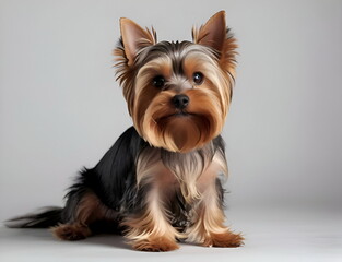 Portrait of the Yorkshire Terrier dog