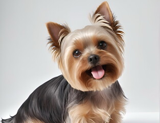 Portrait of the Yorkshire Terrier dog