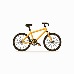 Bicycle in cartoon, doodle style. Image for t shirt. Isolated 2d vector illustration in logo, icon, sketch style, Eps 10. AI Generative