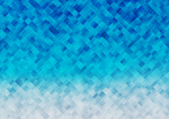 Light BLUE vector cover in polygonal style. Glitter abstract illustration with rectangular shapes. Pattern for commercials.