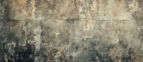 Obraz na płótnie Canvas Vintage Grunge Concrete Texture as an Old Cement Wall Background
