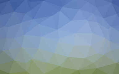 Fototapeta na wymiar Light Blue, Green vector triangle mosaic texture. Shining illustration, which consist of triangles. Template for your brand book.