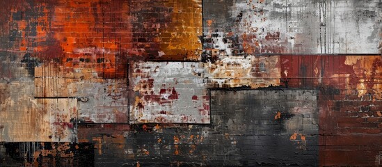 Captivating Urban Textures: A Multilayered Background ignites the Essence of Urban Living through Dynamic Textures