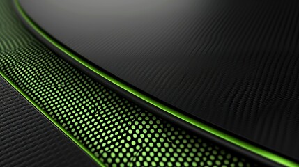 green carbon fiber background with black - obrazy, fototapety, plakaty