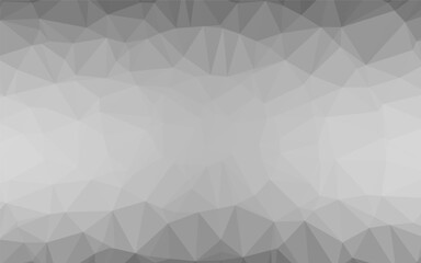 Light Silver, Gray vector abstract mosaic backdrop. Modern geometrical abstract illustration with gradient. Textured pattern for background.