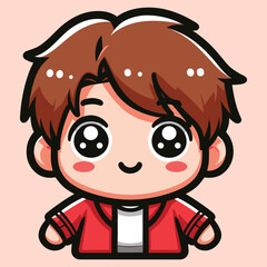 Free high quality design boy celebrate valentine day with holding love 