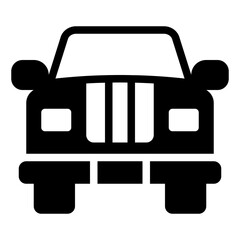 Luxury limousine Car icon