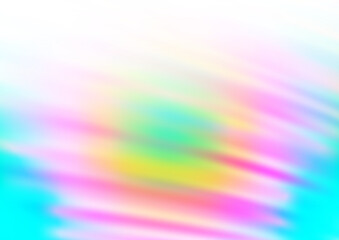 Light Multicolor, Rainbow vector abstract blurred template. An elegant bright illustration with gradient. The best blurred design for your business.