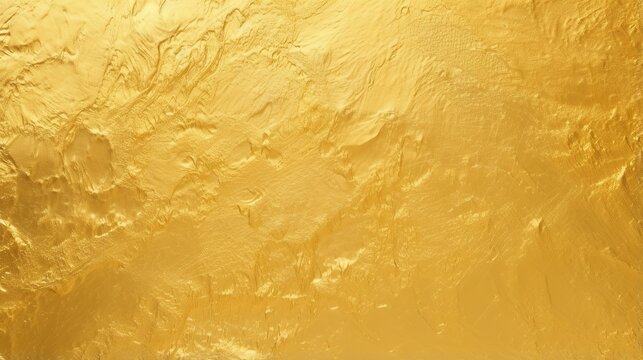 gold foil texture, crumpled shiny yellow gold foil abstract texture background