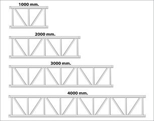 Stage truss frame,Speaker cabinet hanging truss.
