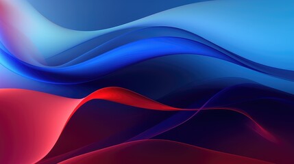 abstract red and blue silk waves. abstract background