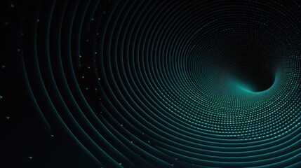 abyssal turquoise spiral vortex. abstract background