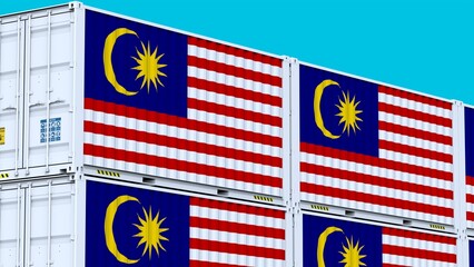 Malaysia logo Flag representing international trade