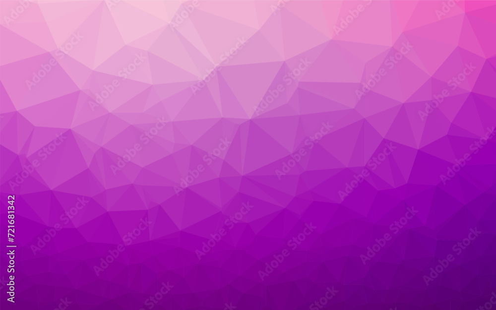 Poster light purple vector abstract polygonal texture. triangular geometric sample with gradient. textured 