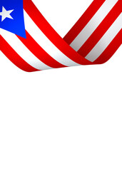 Puerto Rico flag element design national independence day banner ribbon png
