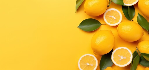 yellow lemon background