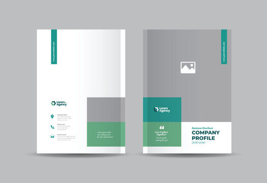 Business Brochure Cover Design or Annual Report and Company Profile Cover or Booklet and Catalog Cover