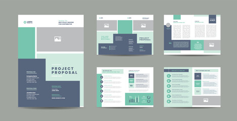 Corporate Business Project Proposal Design or Annual Report and Company Brochure or Booklet and Catalog Design 