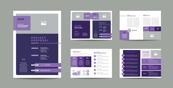 Corporate Business Project Proposal Design or Annual Report and Company Brochure or Booklet and Catalog Design 