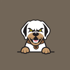 cute dog seamless design vector
