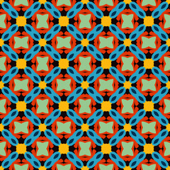 indian block abstract flower batik ornament