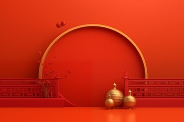 Chinese new year realistic background