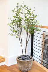 Green artificial tree decor 