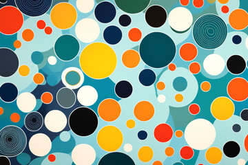 seamless pattern with circles