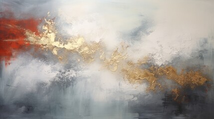 modern abstract with golden highlights
