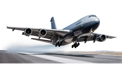 Fototapeta premium Massive Cargo Plane Transporting Goods Globally - AI Generated