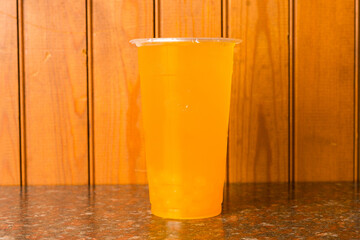 Passionfruit bubble tea