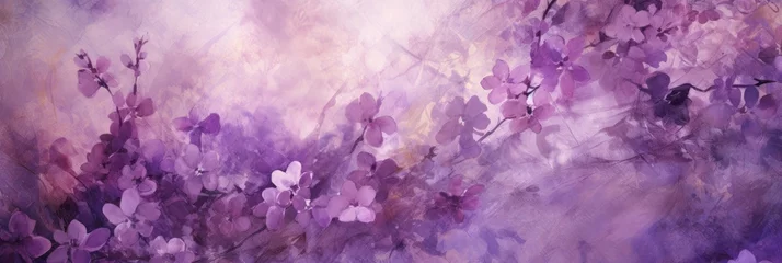 Fototapeten amethyst abstract floral background with natural grunge textures © Celina
