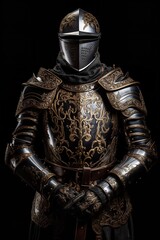 Gallant Medieval Knight, AI Generated