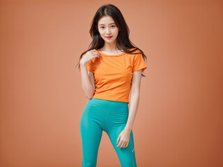 Obraz premium Female model, Generative AI