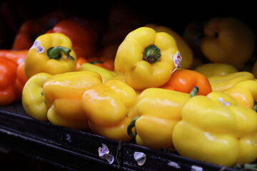 Produce in the street market. Pittsburgh, Pennsylvania. 