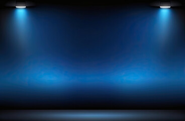 blue background graphic for stage concept