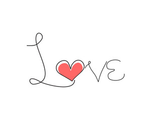 love alphabet valentine icon