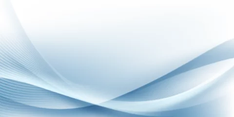 Tuinposter Modern blue wave background design, vector illustration © A-R-T-I Vector