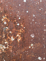 texture of a rusty metal wall