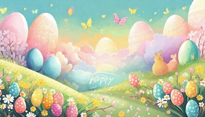 Happy Easter Day background