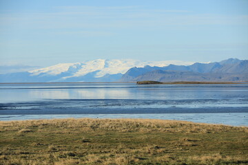 Fototapeta na wymiar Beautiful Scenry Spots in Iceland, North Europe