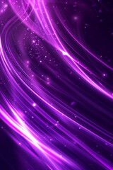 Fototapeta premium Dark purple abstract background. Magic nature. Neon pink on dark abstract art background.