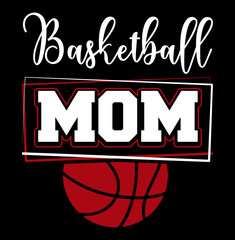 Basketball t-shirt design for basketball lovers in illustration, SVG.