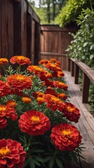 Fototapeta na wymiar Marigold flowers
