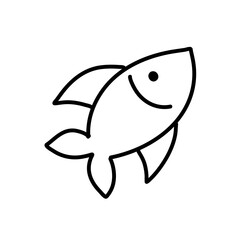 fish line icons