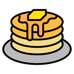 Pancake Icon Element For Design