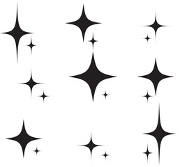 Star burst sticker vector set. Stars collection. Star icons. Starburst retro sale badge. Star blank label, stickers emblem. Shine symbol illustration. star sign collections