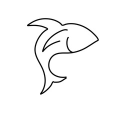 Fish outline