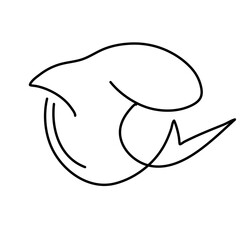 Fish outline