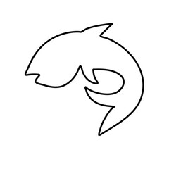Fish outline